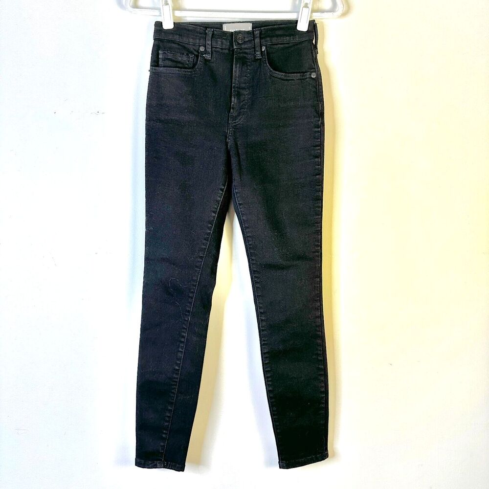 Everlane Jean Women 27 Black High Rise Skinny Classic 5 Pocket Y2K Preppy NWOT
